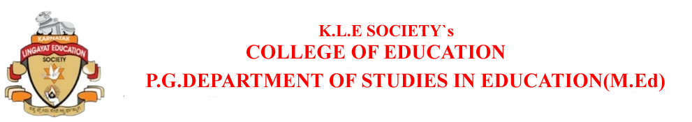 K.L.E.Society’s College of Education